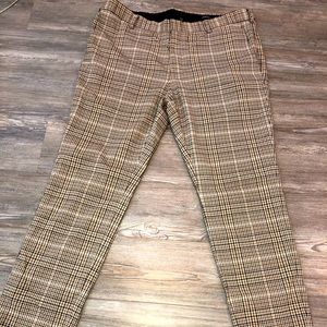 H&M PLAID DRESS PANTS (skinny fit)